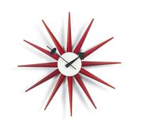 Sunburst Clock Horloge Murale - rouge Vitra - 4055737993688