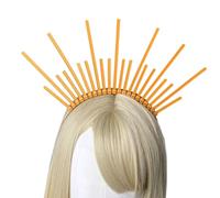 Sunbursts Serre-tête unisexe en forme de sainte pour cosplay, festival, Halloween, spectacles, Nouvel An