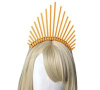 Sunbursts Serre-tête unisexe en forme de sainte pour cosplay, festival, Halloween, spectacles, Nouvel An