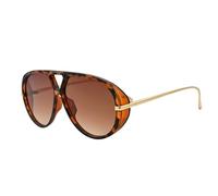 Suncadmious Lunettes de soleil surdimensionnées classiques des années 90 pour hommes et femmes neutre netflix street photography rétro lunettes de soleil pare-soleil à grand cadre (D)