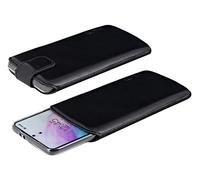 Suncase Étui de protection en cuir compatible avec Honor Magic 8 Pro 5G - Dimensions intérieures : 169 x 82 x 15 mm (convient pour les modèles de protection épaisseur) - Rouge vieilli