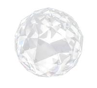 Suncatcher, Crystal Prism Ball, 1pc Clear Cut Crystal Prisms Glass Ball Home Hotel Decor Hardware Rapports de 60 Mm / 2,36 Pouces Suncatcher Decoration (80 mm / 3,15 pouces)
