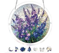 Suncatcher Window Puzzle, 3D Flower Acrylic Decor, Sunlight Refraction Ornament, Window Hanging Art Piece, for Spring Holiday Birthday Party Offices Living Room Dormitory Apartment Bathroom Home