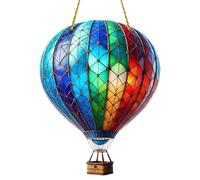 suncatcherr Da Appendere - Acchiappasole carinoo - Decorazione Appendere Alla Finestra | Decorazione Da Parete, Ciondolo In Acrilico A Forma Di Mongolfiera Per Auto - Cattura Sole carinoo Auto
