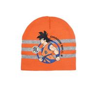 Suncity Bonnet Dragon Ball Z, Acrylique, Orange et Gris, Design Goku pour Garçon (FR/ES, Numérique, 52, Orange)