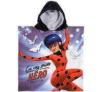 Suncity CAP DE BAIN, PONCHO AVEC CAPUCHE LADYBUG (Bleu)