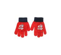 Suncity Gants d'Hiver La Pat Patrouille pour Enfants, Chase et Marcus, Acrylique et Polyester, Taille Unique 4-10 Ans, Tricot Extensible (Rouge XH4090)