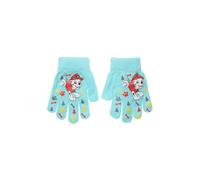 Suncity Gants d'Hiver La Pat Patrouille pour Enfants, Chase et Marcus, Acrylique et Polyester, Taille Unique 4-10 Ans, Tricot Extensible (Turquoise XH4098)