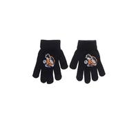 Suncity Gants d'Hiver pour Dragon Ball Z, Son Goku, Acrylique et Polyester, Taille Unique 4-10 Ans, Tricot Extensible, Unisexe (Noir)