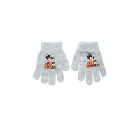 Suncity Gants d'Hiver pour Dragon Ball Z, Son Goku, Acrylique et Polyester, Taille Unique 4-10 Ans, Tricot Extensible, Unisexe (Gris)