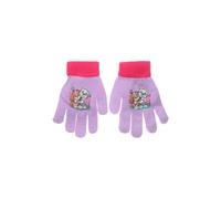 Suncity Gants La Pat Patrouille pour Enfants Fille, Stella & Everest, Acrylique et Polyester, Taille Unique 4-10 Ans, Collection Hiver, Extensible (Violet)