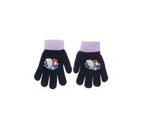 Suncity La Reine des Neiges Gants Enfants Disney, Acrylique et Polyester, Taille Unique 4-10 Ans, Motif Elsa et Anna (Bleu Marine)