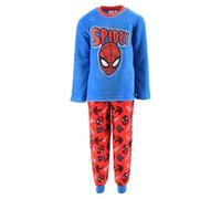 Suncity Pyjama d'hiver Deux Pièces en Polaire Garçon, Marvel Spider-Man, 'Spidey', Chaud et Confortable, 100% Polyester (FR/ES, Âge, 6 Ans, Taille Normale, Rouge)