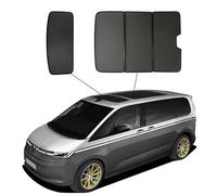 SunClip Pare-Soleil pour Toit Panoramique Compatible avec Volkswagen Multivan T7 2021-, Noir