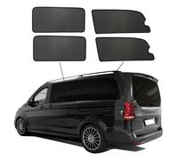 SunClip Protection visuelle et Solaire Compatible avec Mercedes Classe-V W447 (Chassis Longue) 2014-2024 avec vitres entrebâillantes