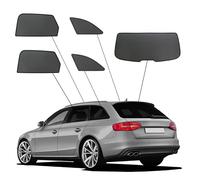 SunClip Protection visuelle & Solaire Compatible avec Audi A4 (B8) Avant 2008-2015, Noir