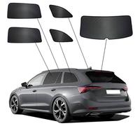 SunClip Protection visuelle & Solaire Compatible avec Skoda Octavia IV (NX5) Combi 2020-, Noir