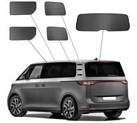 SunClip Protection visuelle & Solaire Compatible avec Volkswagen ID.Buzz (Bus) 2022- (sans vitres coulissantes), Noir