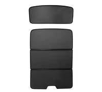SunClip Pare-Soleil pour Toit Panoramique Compatible avec Volkswagen Multivan T7 2021-, Noir
