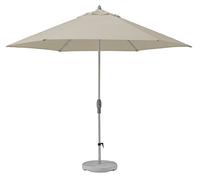 Suncomfort by Glatz Rog Garden-Line Parasol, Shell Turn 330 cm Grey Grau