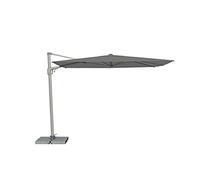 Suncomfort by Glatz Sunflex Parasol carré Gris pierre 300 x 300 cm Armature en aluminium Toile polyester 28 kg