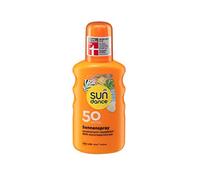 sundance - Spray solaire SPF 50 + - Protection immédiate / résistant à l'eau / 24 h d'humidité - 1 x 200 ml.
