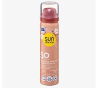 SUNDANCE Spray Solaire Visage Invisible Protect SPF 50 75 ml - Protection UVA + UVB - Finition Transparente - Hydrate Durablement - Ultra Imperméable