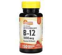 Sundance Vitamins, Méthylcobalamine B-12 à Dissolution Rapide, Baie Naturelle, 1 000 mcg, 150 Comprimés à Dissolution Rapide