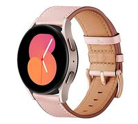 SUNDAREE Compatible avec Bracelet Galaxy Watch 5,20mm Femme Rose Cuir Poignet Montre Band Pour Samsung Galaxy Watch 4 5 40mm SM-R860 SM-R900/Active 2 40mm SM-R830 SM-R500/Watch 42MM R810/Garmin Venu