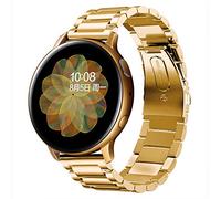 SUNDAREE Compatible avec Bracelet Samsung Galaxy Active 2 44MM SM-R820/Huawei Watch GT 3 42MM/Garmin Venu SQ 2/Withings Scanwatch 2 42MM,20MM Or Homme Remplacement Acier Inoxydable Métal Montre Band