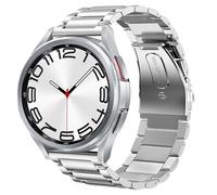 SUNDAREE Compatible avec Bracelet Samsung Galaxy Watch 7 FE 6 5 4 40MM 44 MM/6 4 Classic 47MM 46MM 43MM 42MM LTE/5 Pro 45MM/Actvie 2,20MM Noir Homme Femme Acier Inoxydable Métal Montre Band