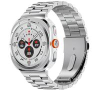 SUNDAREE Compatible avec Bracelet Samsung Galaxy Watch Ultra 2025/2024 47MM,No Gap Homme Femme Acier Inoxydable Métal Montre Smartwatch Band pour Galaxy Watch Ultra LTE SM-L705,Argent