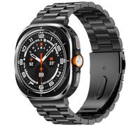 SUNDAREE Compatible avec Bracelet Samsung Galaxy Watch Ultra 2025/2024 47MM,No Gap Homme Femme Acier Inoxydable Métal Montre Smartwatch Band pour Galaxy Watch Ultra LTE SM-L705,Noir