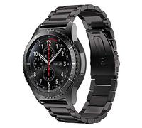 SUNDAREE Compatible avec Gear S3 Frontier Bracelet de Montre,22MM SM-R760 Bracelet Remplacement Bande de Poignet Acier Inoxydable Métal Bracelet Pour Samsung Gear S3 Frontier/Classic
