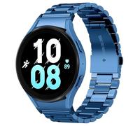 SUNDAREE No Gap Bracelet Compatible avec Samsung Galaxy Watch 7 44MM 40MM/Watch 6 Classique 47MM/5 Pro 45MM,Homme Acier Métal Montre Smartwatch Band pour Galaxy 7/FE/6/5/4 46MM43MM 42MM,Bleu