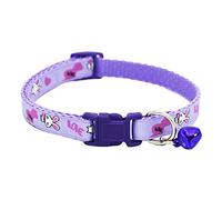 Sundatebe Collier coloré pour animal de compagnie - Collier en nylon à motif imprimé et boucle réglable pour lapin, pour chien, chiot, chat