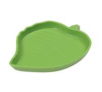 Sundautumn Bol Gamelle d'Eau pour Tortue Reptile Forme de Feuille (Taille M)