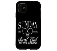 Sunday Club Filet de Tennis de Table Motif Small Talk Coque pour iPhone 11