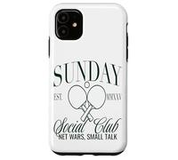 Sunday Club Filet de Tennis de Table Motif Small Talk Coque pour iPhone 11