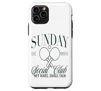 Sunday Club Filet de Tennis de Table Motif Small Talk Coque pour iPhone 11 Pro