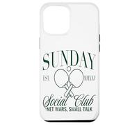 Sunday Club Filet de Tennis de Table Motif Small Talk Coque pour iPhone 12 Pro Max