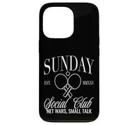 Sunday Club Filet de Tennis de Table Motif Small Talk Coque pour iPhone 13 Pro