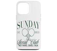 Sunday Club Filet de Tennis de Table Motif Small Talk Coque pour iPhone 13 Pro Max