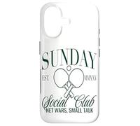 Sunday Club Filet de Tennis de Table Motif Small Talk Coque pour iPhone 17