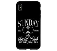 Sunday Club Filet de Tennis de Table Motif Small Talk Coque pour iPhone XS Max