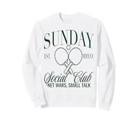 Sunday Club Filet de Tennis de Table Motif Small Talk Sweatshirt