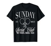 Sunday Club Filet de Tennis de Table Motif Small Talk T-Shirt