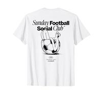 SUNDAY FOOTBALL SOCIAL CLUB X LIVELIFE Football dimanche dos T-Shirt