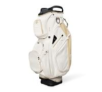 Sunday Golf Bag Big Rig Grand Sac de Golf ultraléger à 14 Compartiments avec Housse de Pluie et Base Stable - Idéal pour Les Chariots ou Les poussettes, Sacs de Golf pour Homme et Femme - Amande