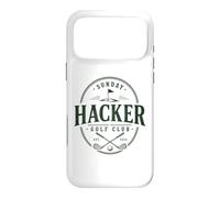 Sunday Hacker Golf Club Fairway de W nd de Golfeur drôle Coque pour iPhone 17 Pro Max